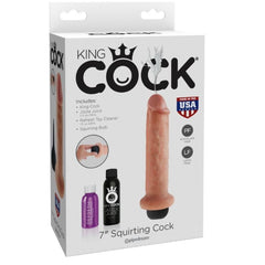 Squirting Dildo (17,8 cm, Natural)