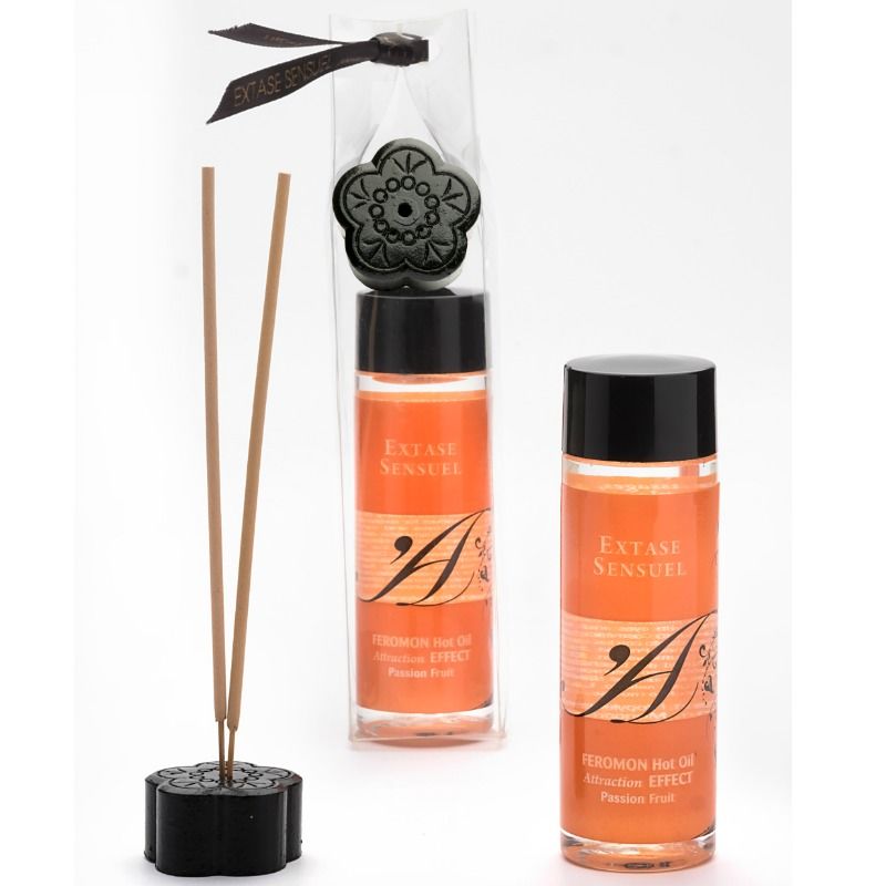 Massageöl mit Wärmeeffekt & Pheromonen Passionsfrucht