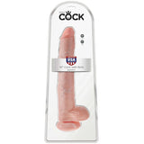Riesiger realistischer Dildo mit Hoden 35,6 cm
