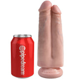 Realistischer Doppel-Dildo mit Saugnapf 20,3 cm