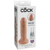 Realistischer Uncut-Dildo mit beweglicher Vorhaut