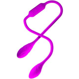Dream Lovers Whip - Flexibler Doppel-Vibrator mit 12 Modi Unisex