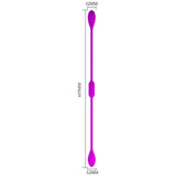 Dream Lovers Whip - Flexibler Doppel-Vibrator mit 12 Modi Unisex