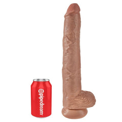 Realistischer Dildo mit Hoden (35,6 cm)