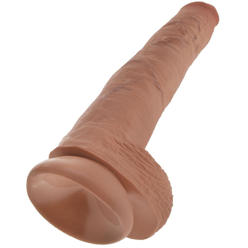 Realistischer Dildo mit Hoden (35,6 cm)