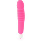Strukturierter Silikonvibrator mit Hybrid-Funktion – Dolce Vita Realistic Pleasure