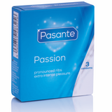 Ribbed Passion Kondome 3 Stück (mit Struktur)