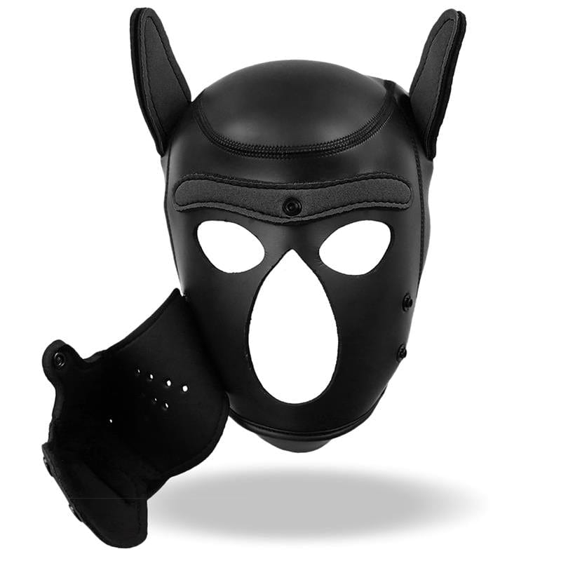 Hound Dog Mask mit abnehmbarer Schnauze BDSM