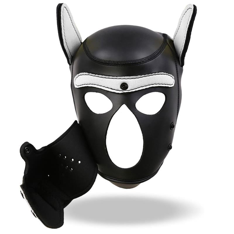 Hound Dog Mask mit abnehmbarer Schnauze BDSM