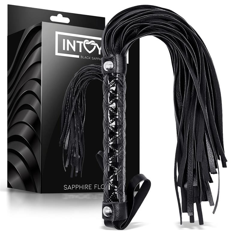 Sapphire Flogger aus veganem Leder BDSM