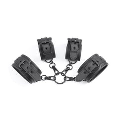 Hand- und Fußgelenksfesseln aus veganem Leder-Mr. Lover - Sensual Toys