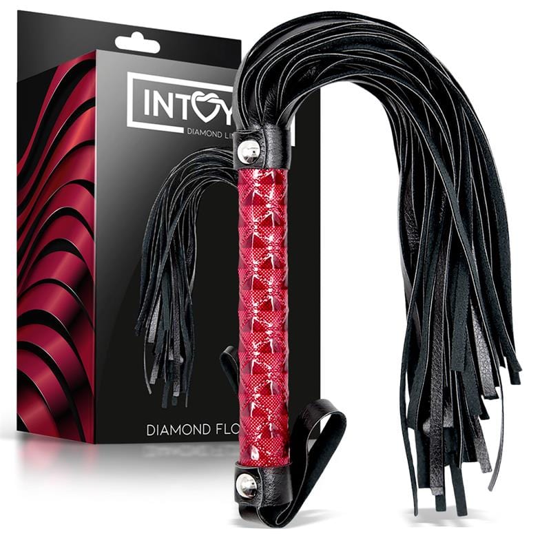 Diamond Flogger aus veganem Leder BDSM