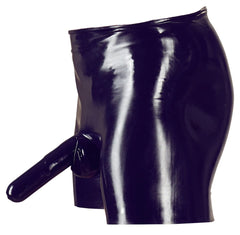 Latex-Pants mit Penishülle und Analkondom-Mr. Lover - Sensual Toys
