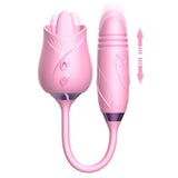 Rosa Double Tongue Stimulator - Vibro-Ei und Klitorisstimulator Auflegevibrator
