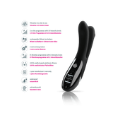 Schwarz Tingling Aparte - E-Stim Doppelvibrator