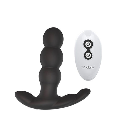 Schwarz Pearl Prostatavibrator mit Fernbedienung Vibratoren