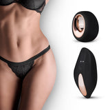 One Size (S-L 34 - 40) / Schwarz Vibrierendes Tanga-Höschen Vibratoren