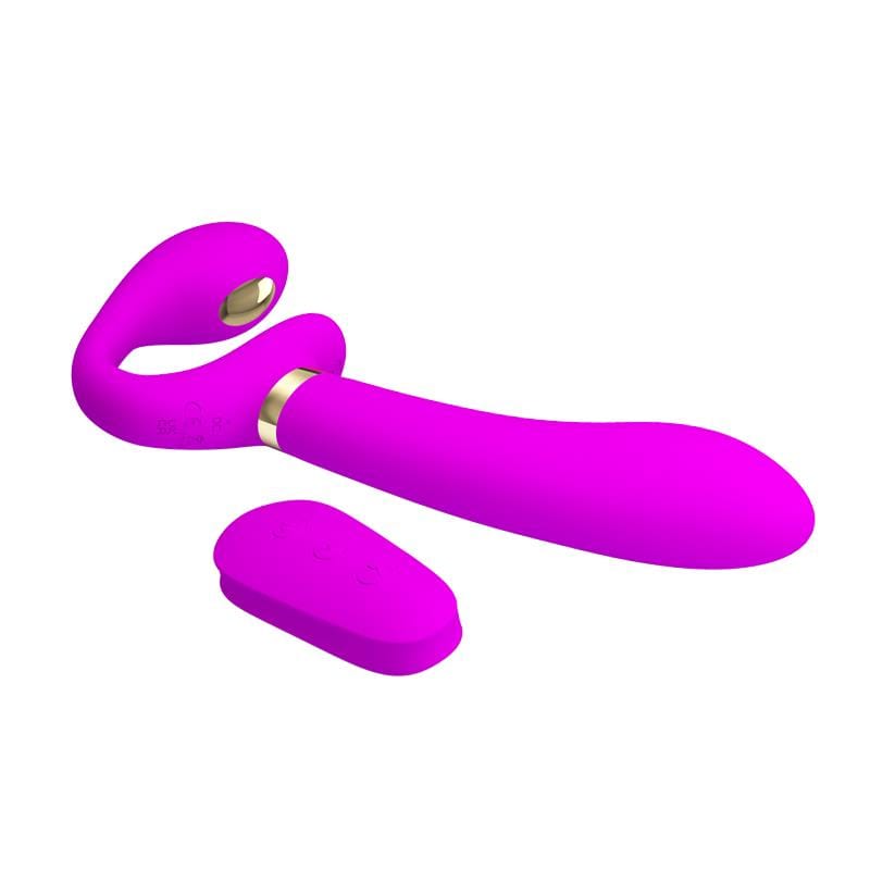 Trägerloser Strap-On Vibrator mit Fernbedienung-Mr. Lover - Sensual Toys