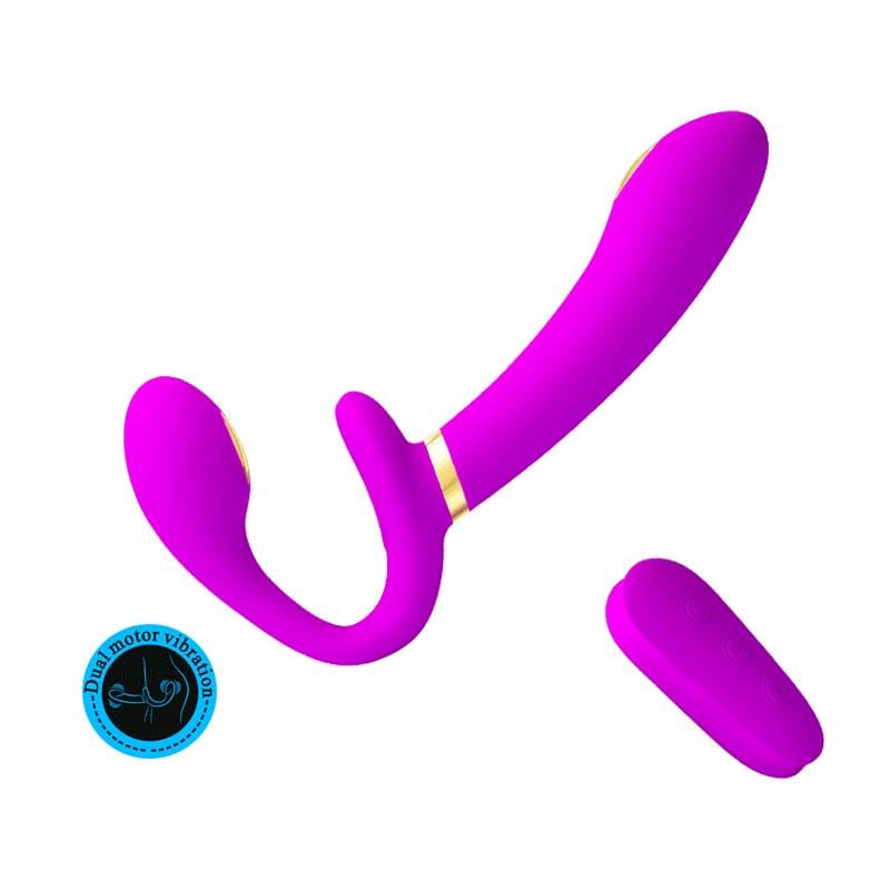 Trägerloser Strap-On Vibrator mit Fernbedienung-Mr. Lover - Sensual Toys