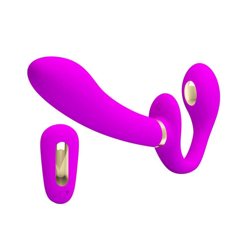 Trägerloser Strap-On Vibrator mit Fernbedienung-Mr. Lover - Sensual Toys