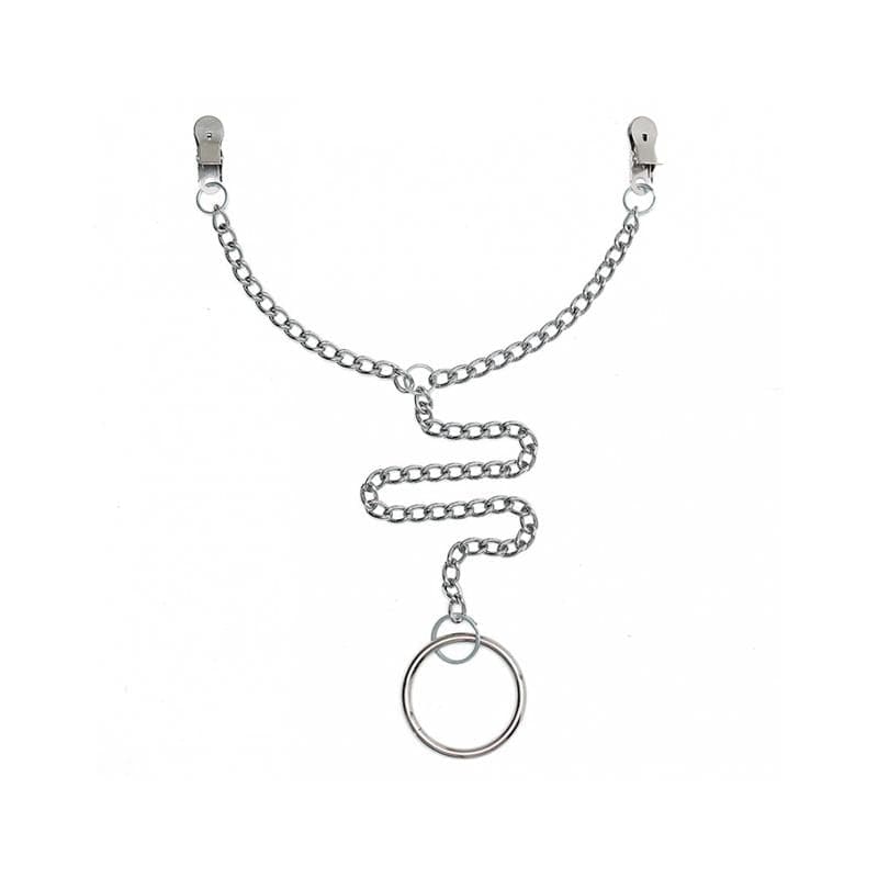 Nippelklemmen mit Kette und Penisring-Mr. Lover - Sensual Toys