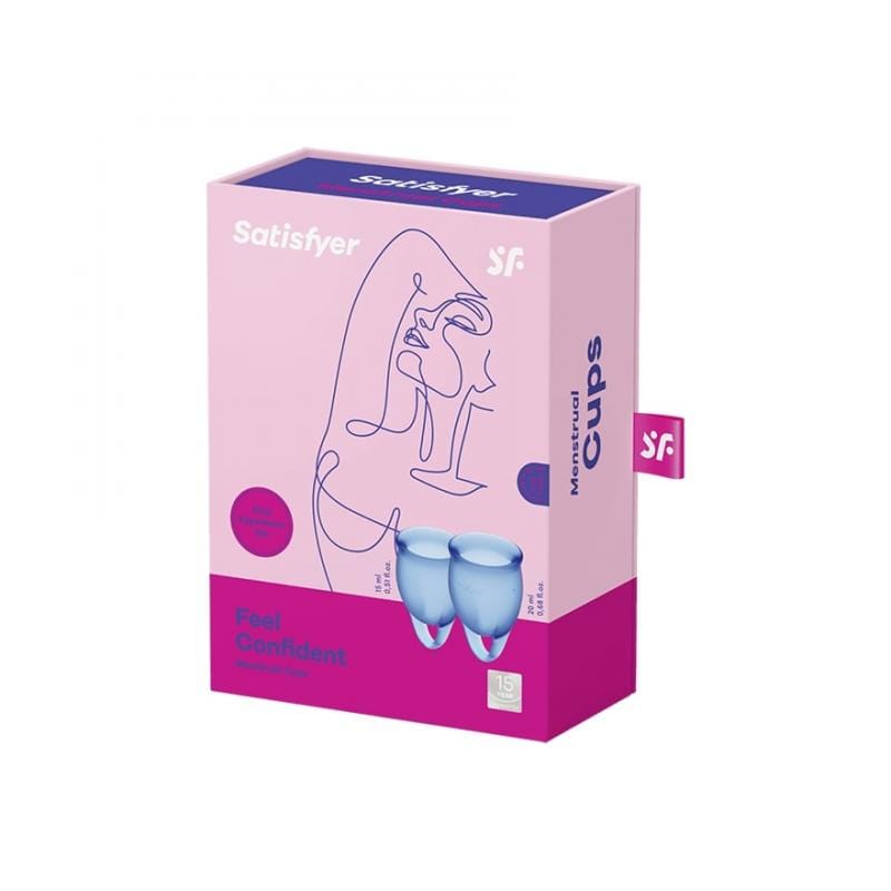 Feel Confident Menstruationstasse 2-teilig Damenhygiene