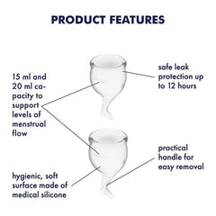 Feel Secure Menstruationstasse 2-teilig-Mr. Lover - Sensual Toys