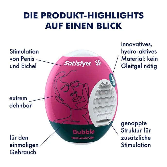 Masturbator Egg - Bubble