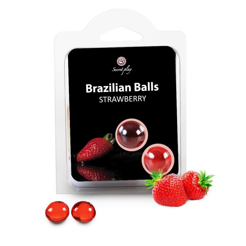 Erdbeere Ölkugeln Brazilian Balls Massageöle