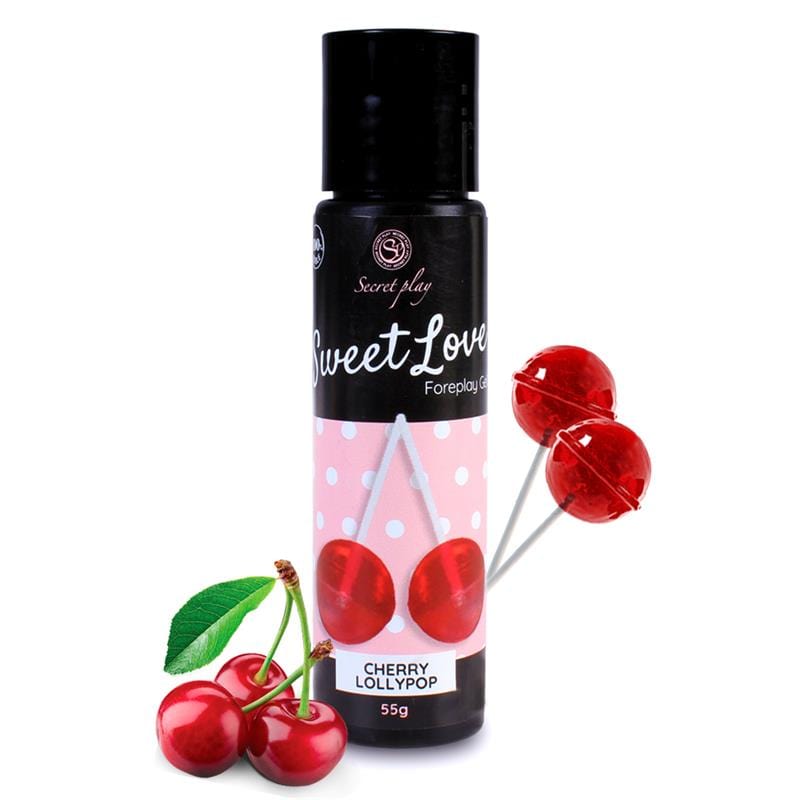 Cherry Lollypop Sweet Love - Gleitmittel auf Wasserbasis Gleitgel