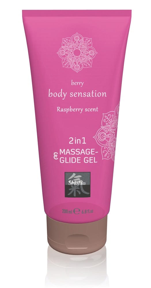 Raspberry Scent / 200 ml Massage & Gleit Gel 2in1 Gleitgel