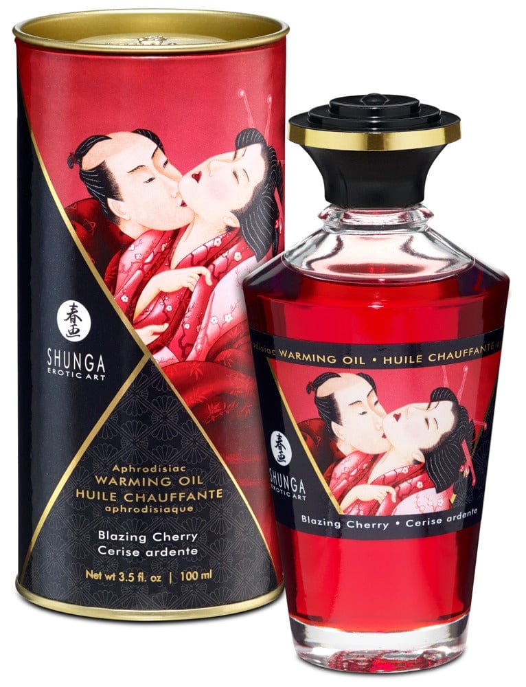 Blazing Cherry Shunga Aphrodisiac Warming Oil Massageöl