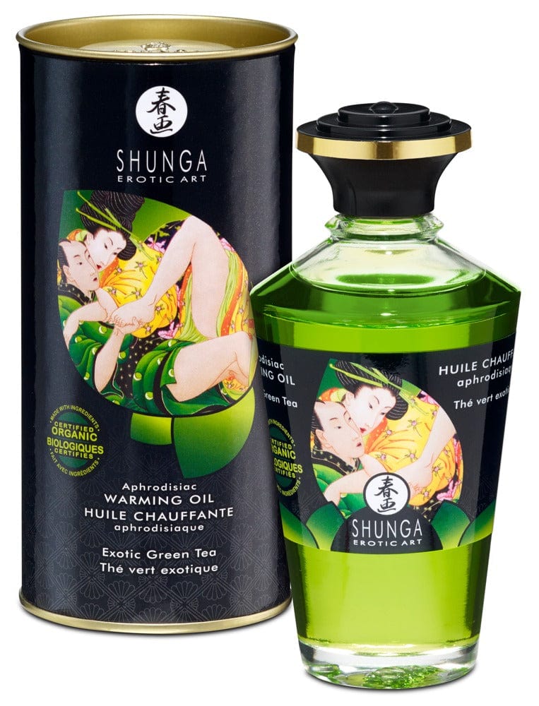 Exotic Green Tea Shunga Aphrodisiac Warming Oil Massageöl