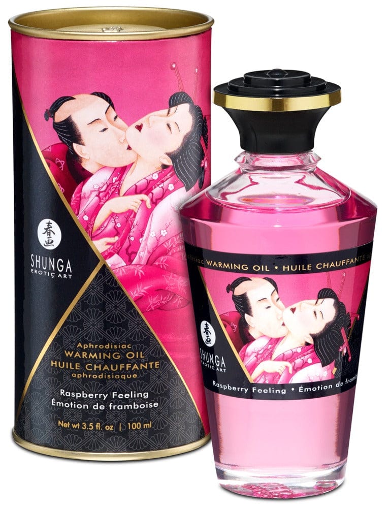 Raspberry Feeling Shunga Aphrodisiac Warming Oil Massageöl