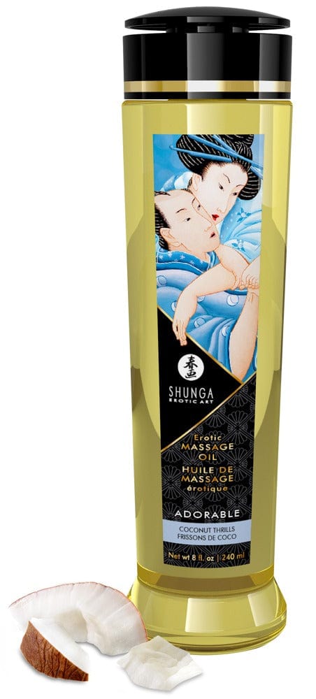 Coconut / 240 ml Shunga Erotisches Massageöl Vegan Massageöl