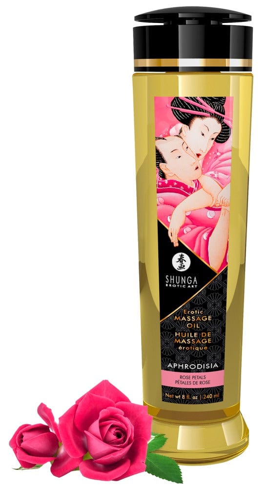 Roses / 240 ml Shunga Erotisches Massageöl Vegan Massageöl