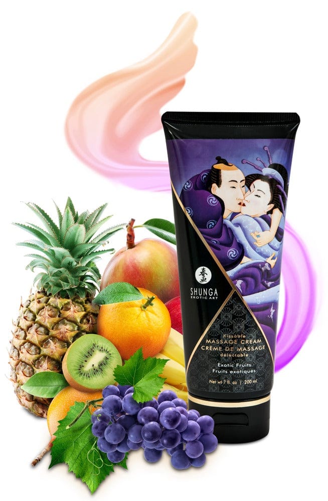 Exotic Fruits Shunga Küssbare Massagecreme Massageöl