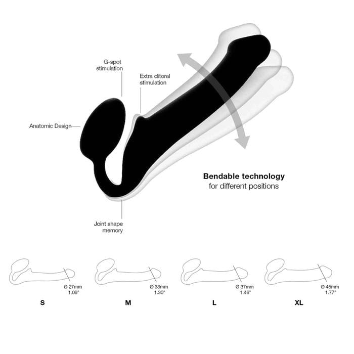 Halterloser Strap-On Dildo - Größe M-Mr. Lover - Sensual Toys