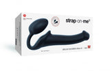 Schwarz Halterloser Strap-On Dildo - Größe M Toys Damen