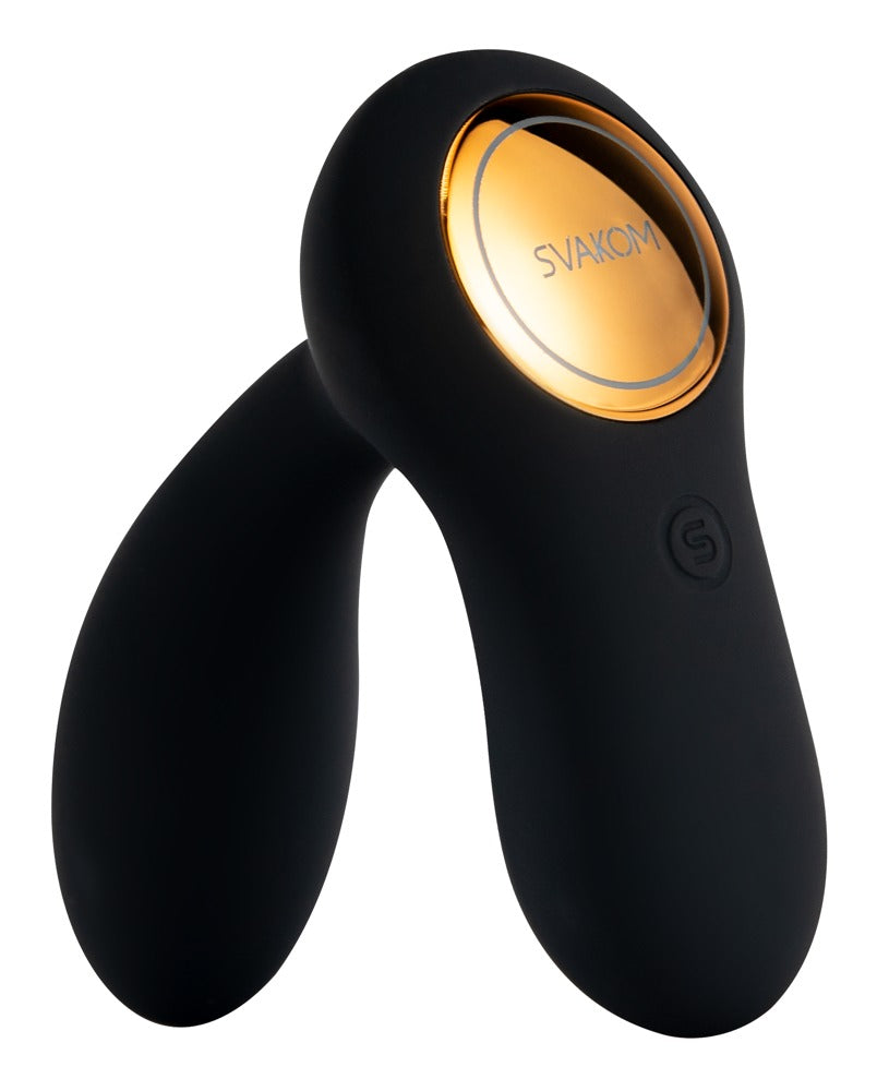 Schwarz Svakom Vick Prostata-Vibrator mit App-Steuerung Prostatavibrator